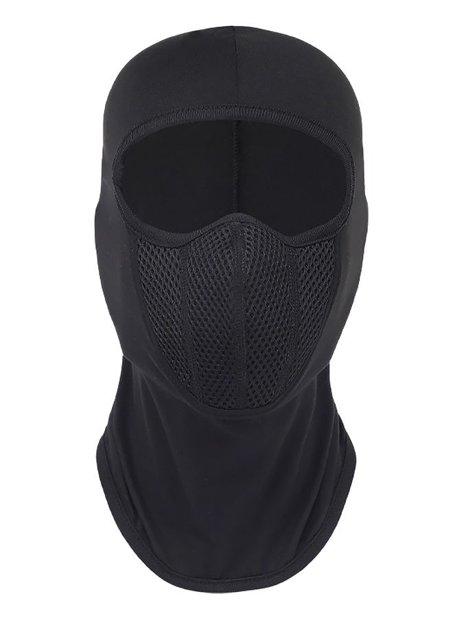 Full Face Mask Helmet For Motorcycl Thermal Elastic Breathable Winter Face Mask for Cold Weather Perfect for Skiing Ice Fishing Men,black	قناع وجه كامل للدراجات النارية، قناع شتوي حراري مرن يسمح بالتهوية، مثالي للطقس البارد، مناسب للتزلج وصيد الأسماك على الجليد، للرجال، أسود - Image 1